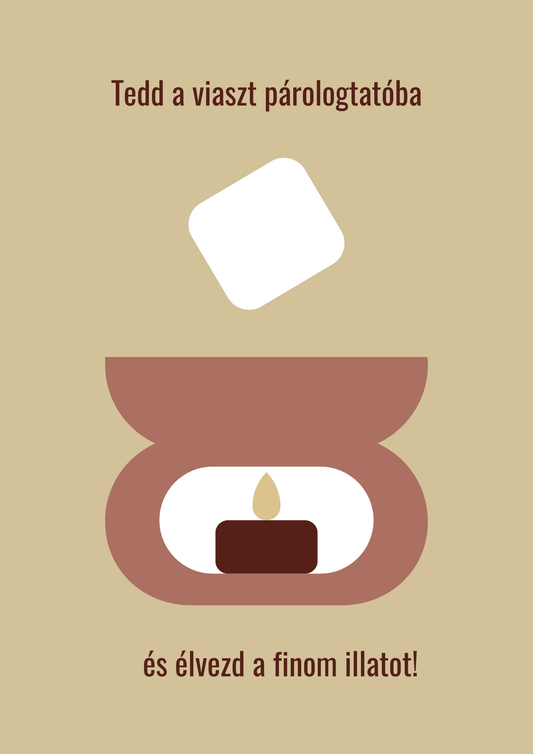 Juhar & dió illatviasz